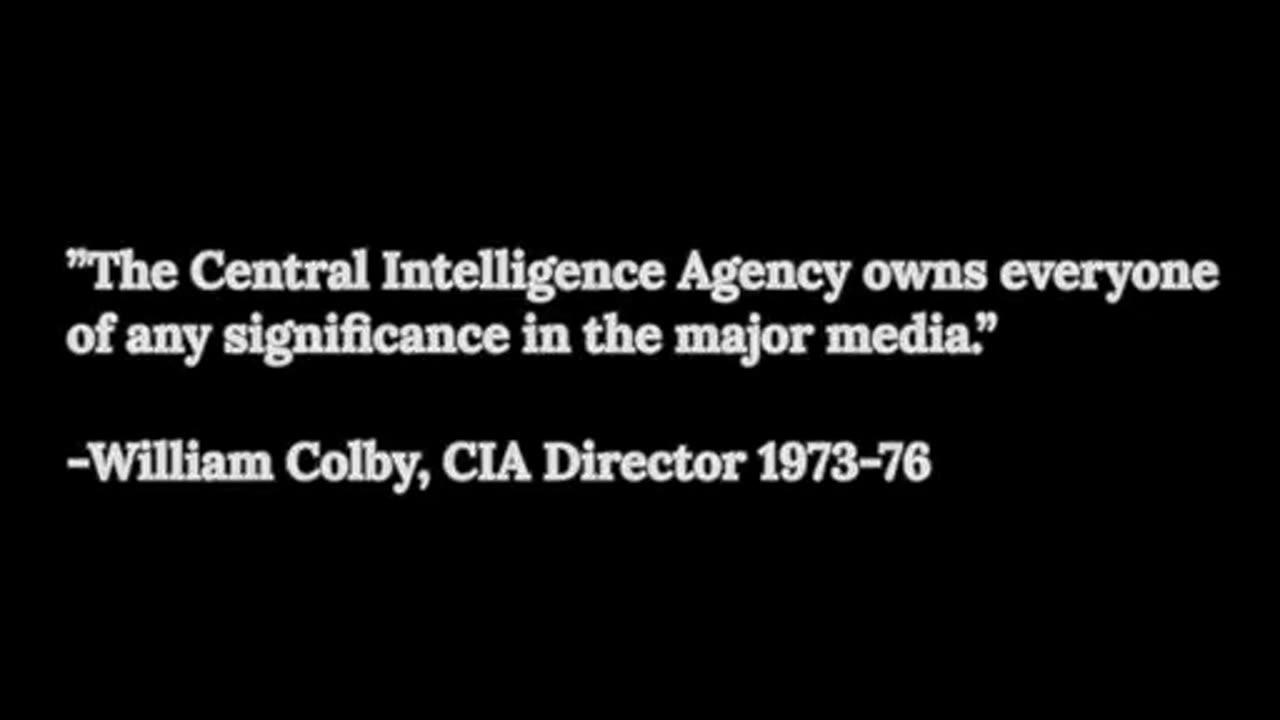Confession of the director of the CIA in 1973-1976. William Colby:
