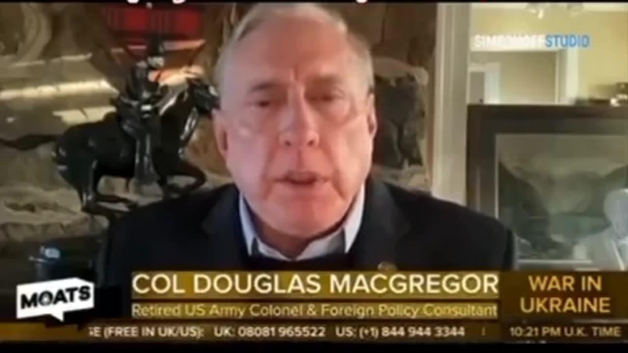 Col Douglas McGregor regarding human trafficking in Ukraine
