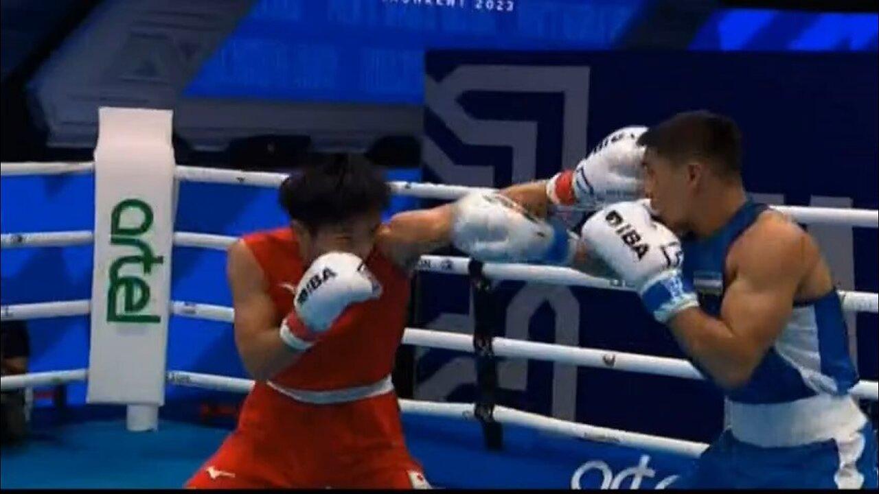 WAKITA YUTO(JPN) 🆚 ASADKHUJA MUYDINKHUJAEV(UZB)World boxing championship Taskent 2023