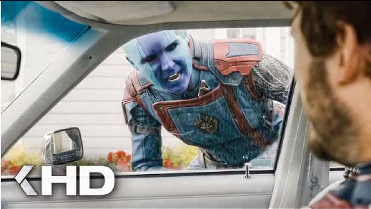 Nebula Can't Open The Car Door Scene - Guardians of the Galaxy 3 (2023)