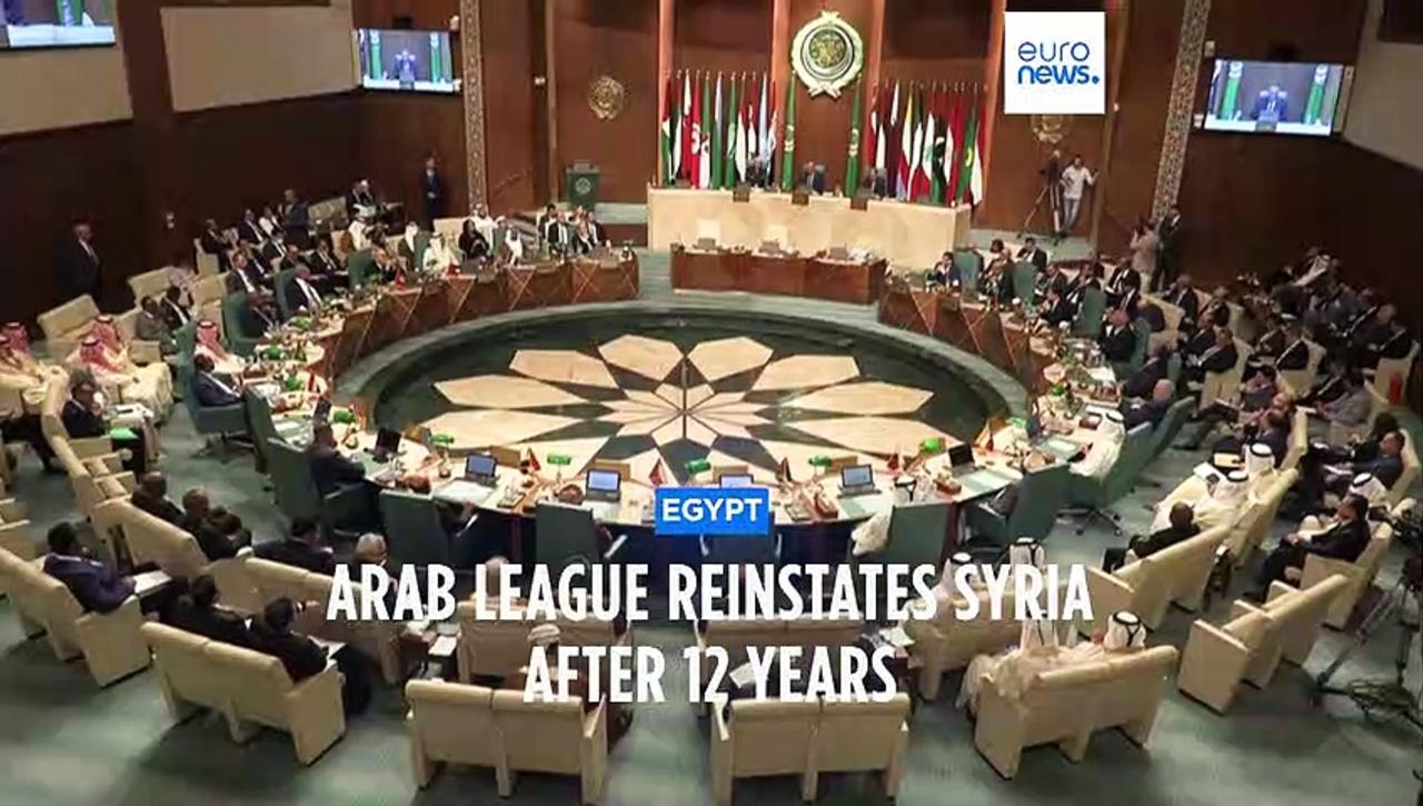 Arab League reinstates Syrian membership after a 12-year suspension