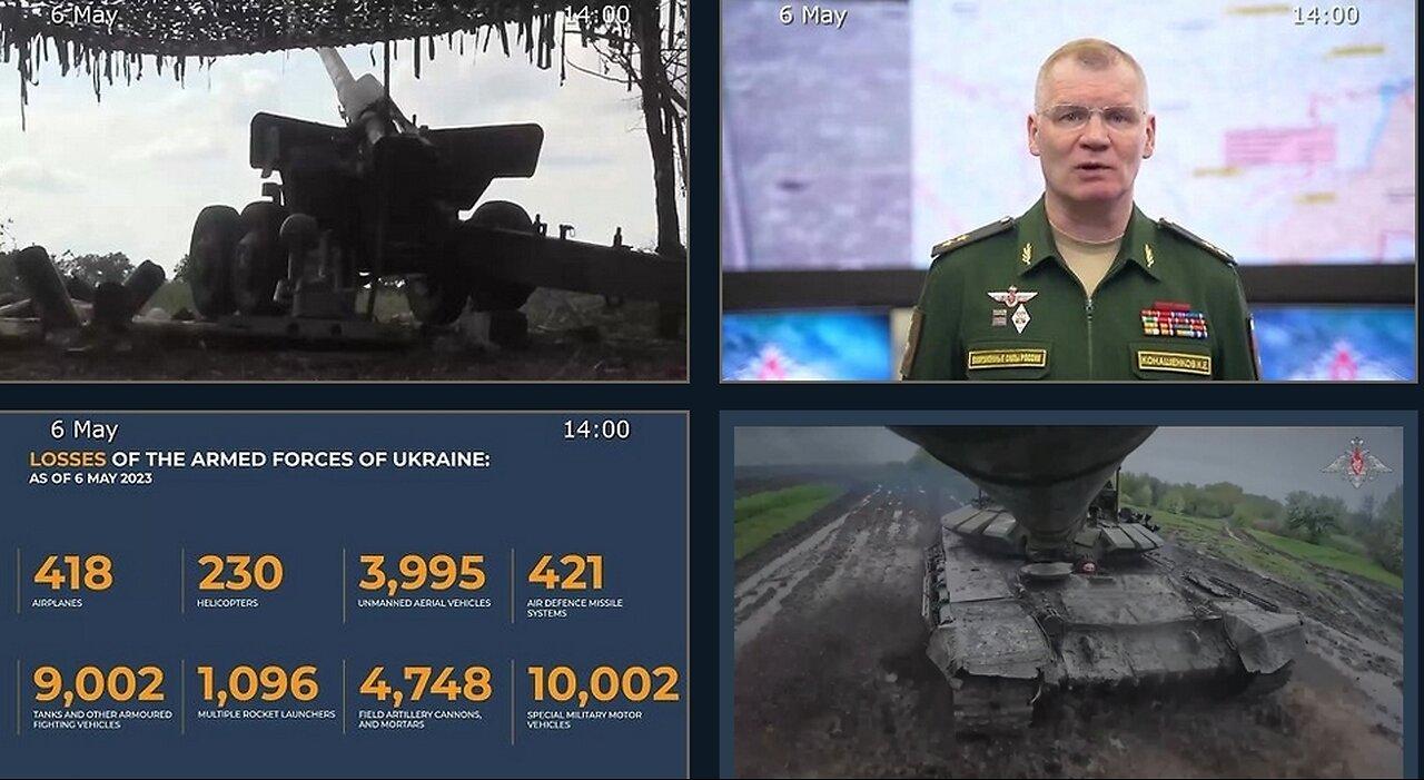 06.05.23 ⚡Russian Defence Ministry report on the progress of the deNAZIficationMilitaryQperationZ