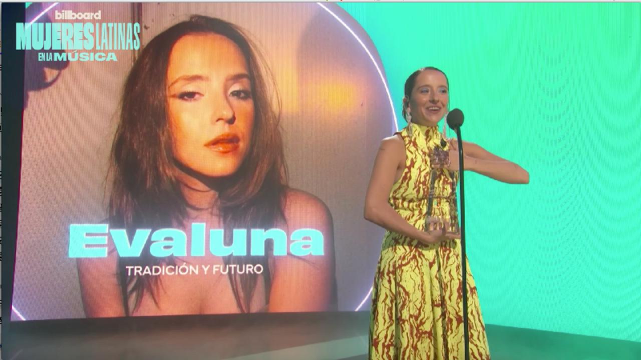 Evaluna Montaner Accepts the Tradition And Future Award | Billboard Mujeres Latinas En La Música