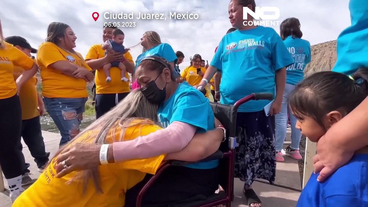 WATCH: Migrant families living in the US embrace their loved ones after years of separation
