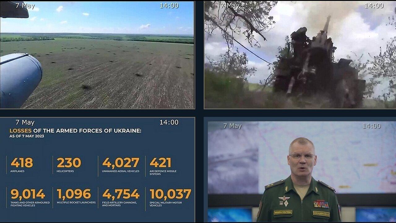 07.05.23 ⚡️ Russian Defence Ministry report on the progress of the deNAZIficationMilitaryQperationZ