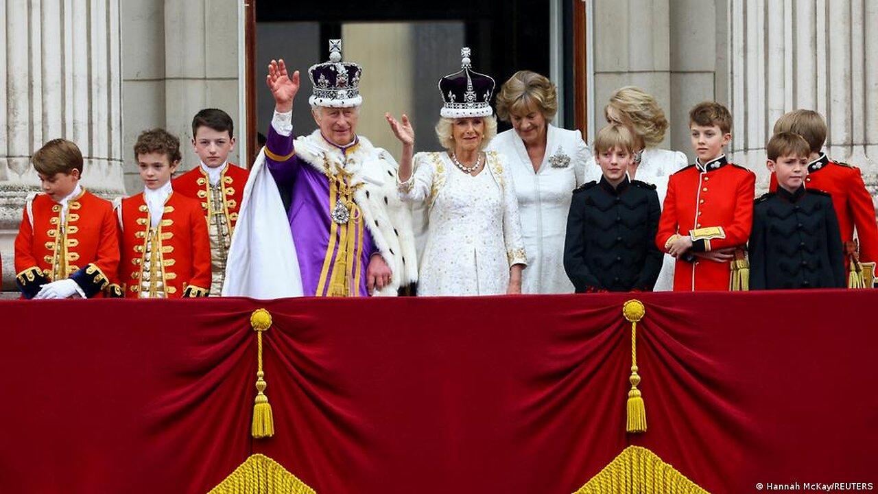 Scenes from London on the morning of King Charles III's coronation