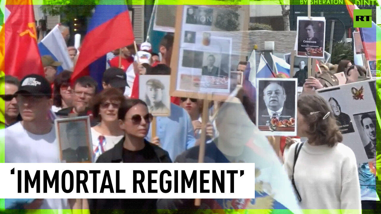 ‘Immortal Regiment’ march held in Europe, Asia
