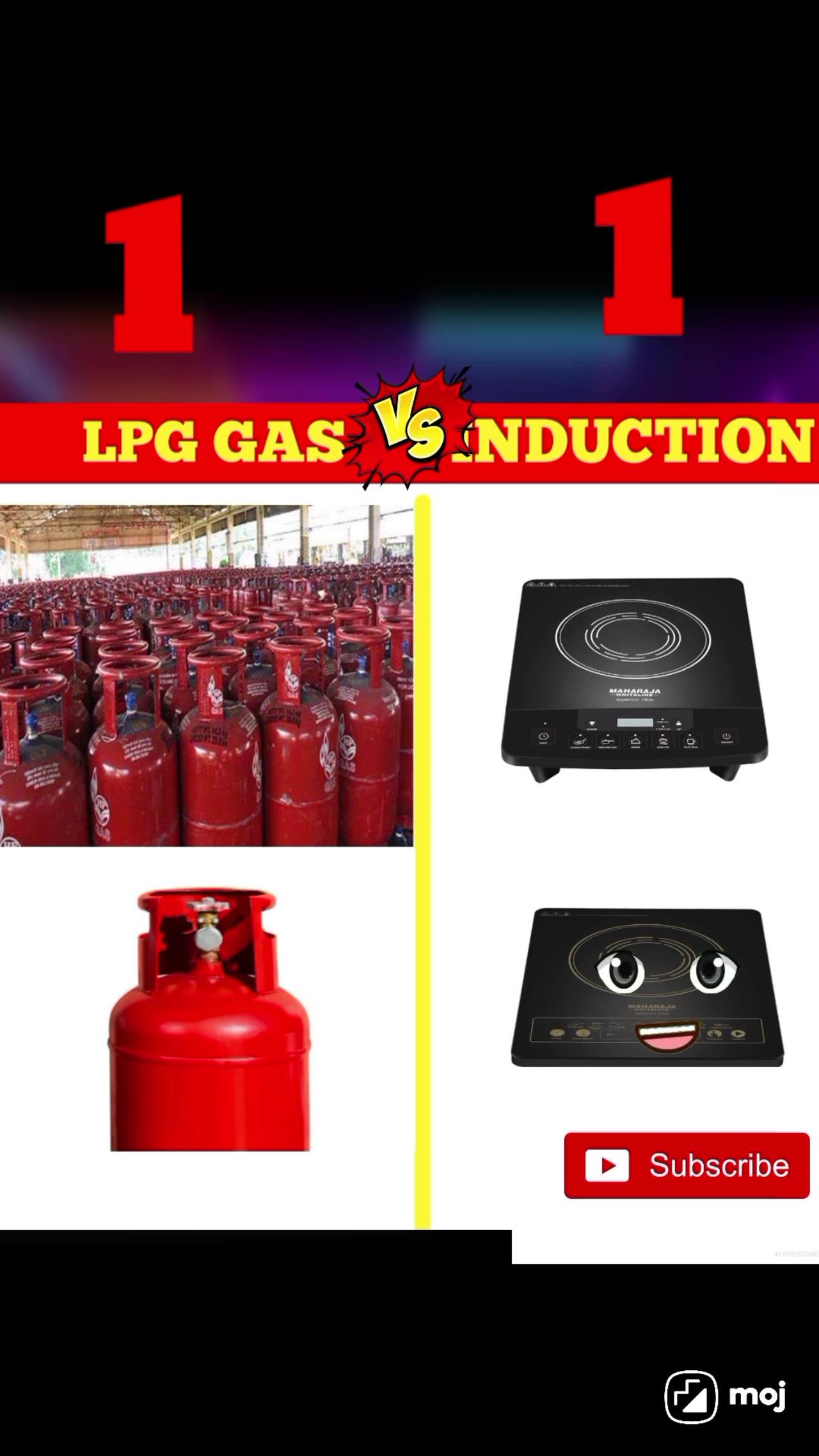lpg gas vs induction shorts viral lpggas One News Page VIDEO