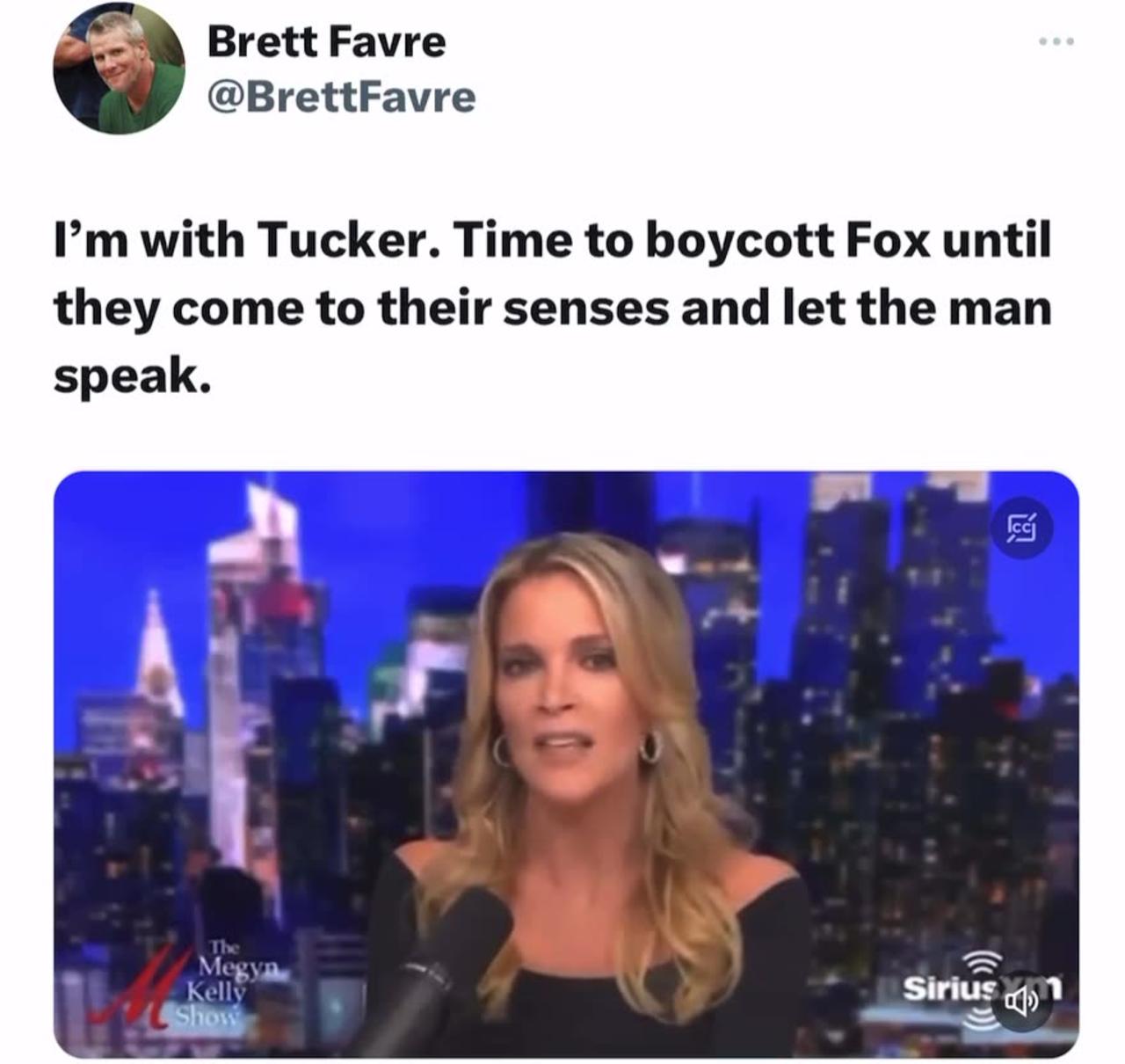 Brett Favre: Time to Boycott FOX