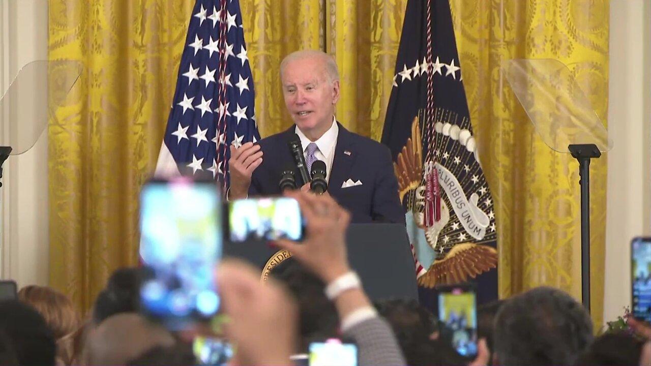 Joe Biden mispronounces Kareem Abdul-Jabbar, flirts with Ilhan Omar, & tells guest "Hush Up Boy"