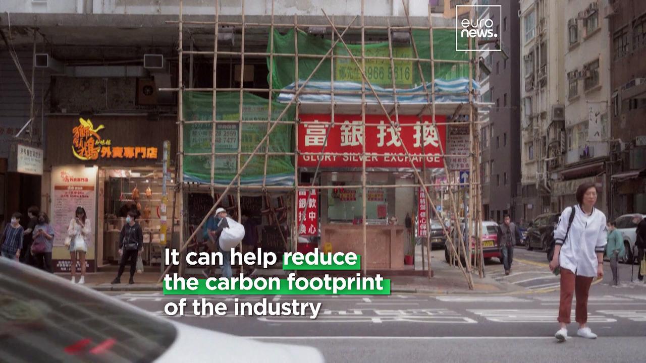 ‘A daring heart’: Meet the bamboo scaffolders bringing down Hong Kong’s carbon footprint