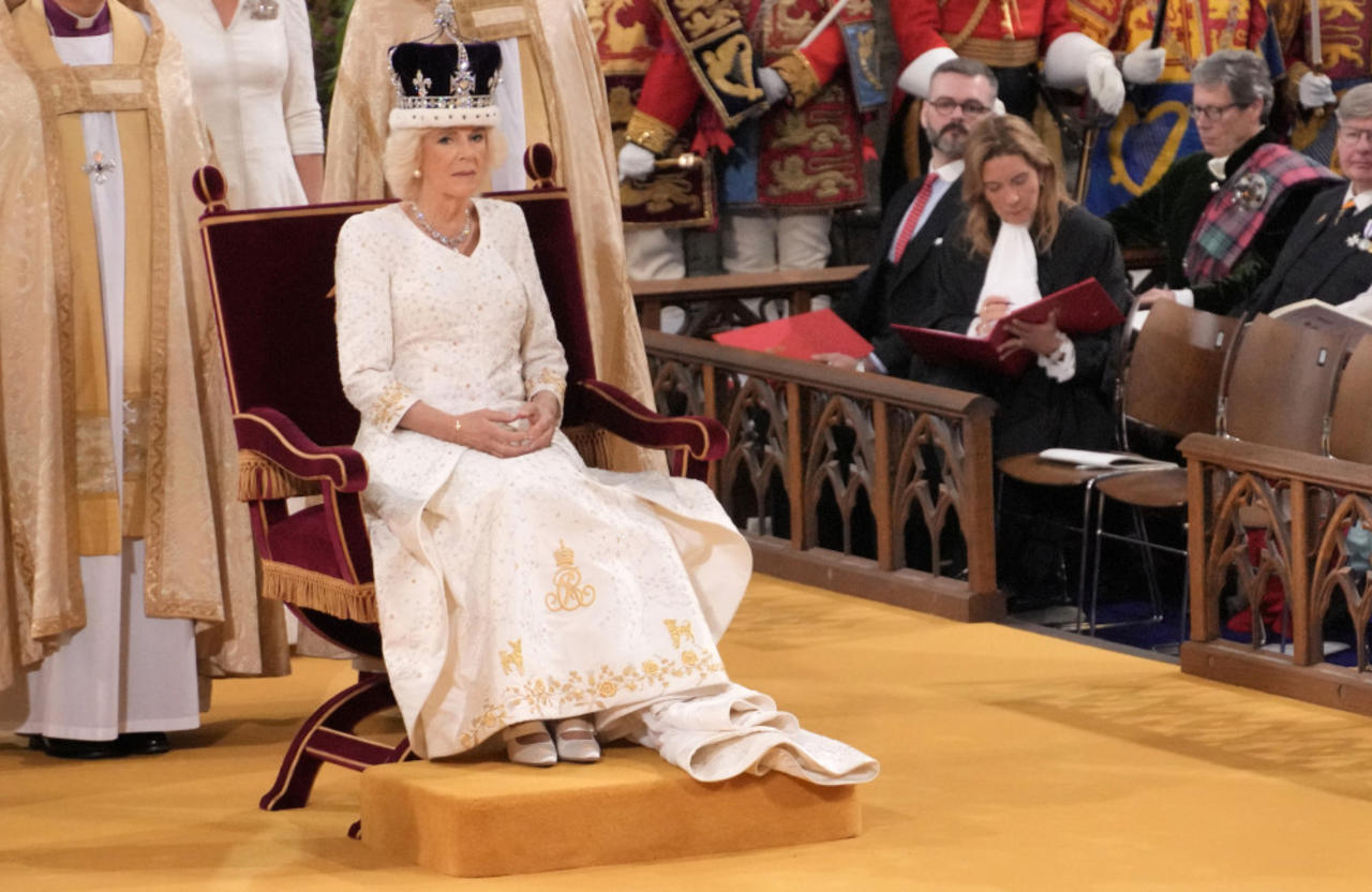 Queen Camilla had a 'concealed' pocket on her coronation dress