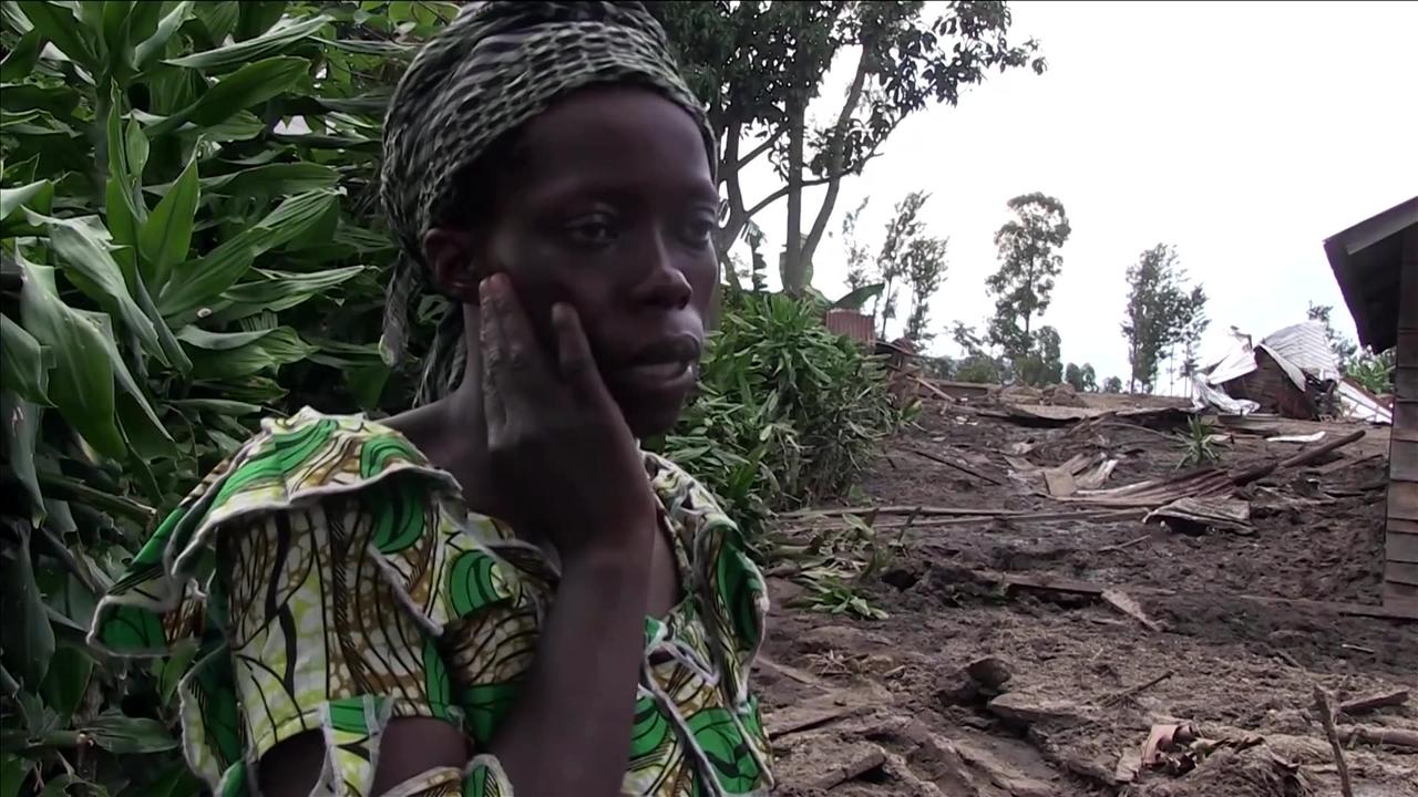 Congo flood survivors mourn lost relatives