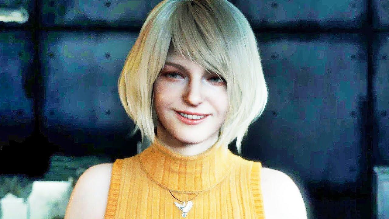 Leon Flirts With Ashley Scene (Resident Evil 4 Remake) 4K ULTRA HD