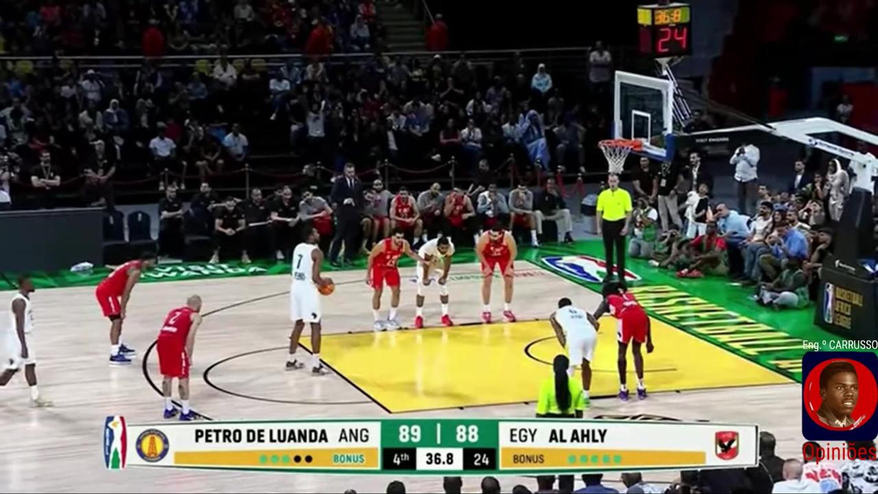 Petro de Luanda Basketball made history by winning by 1 point against the Egypt Al Anly