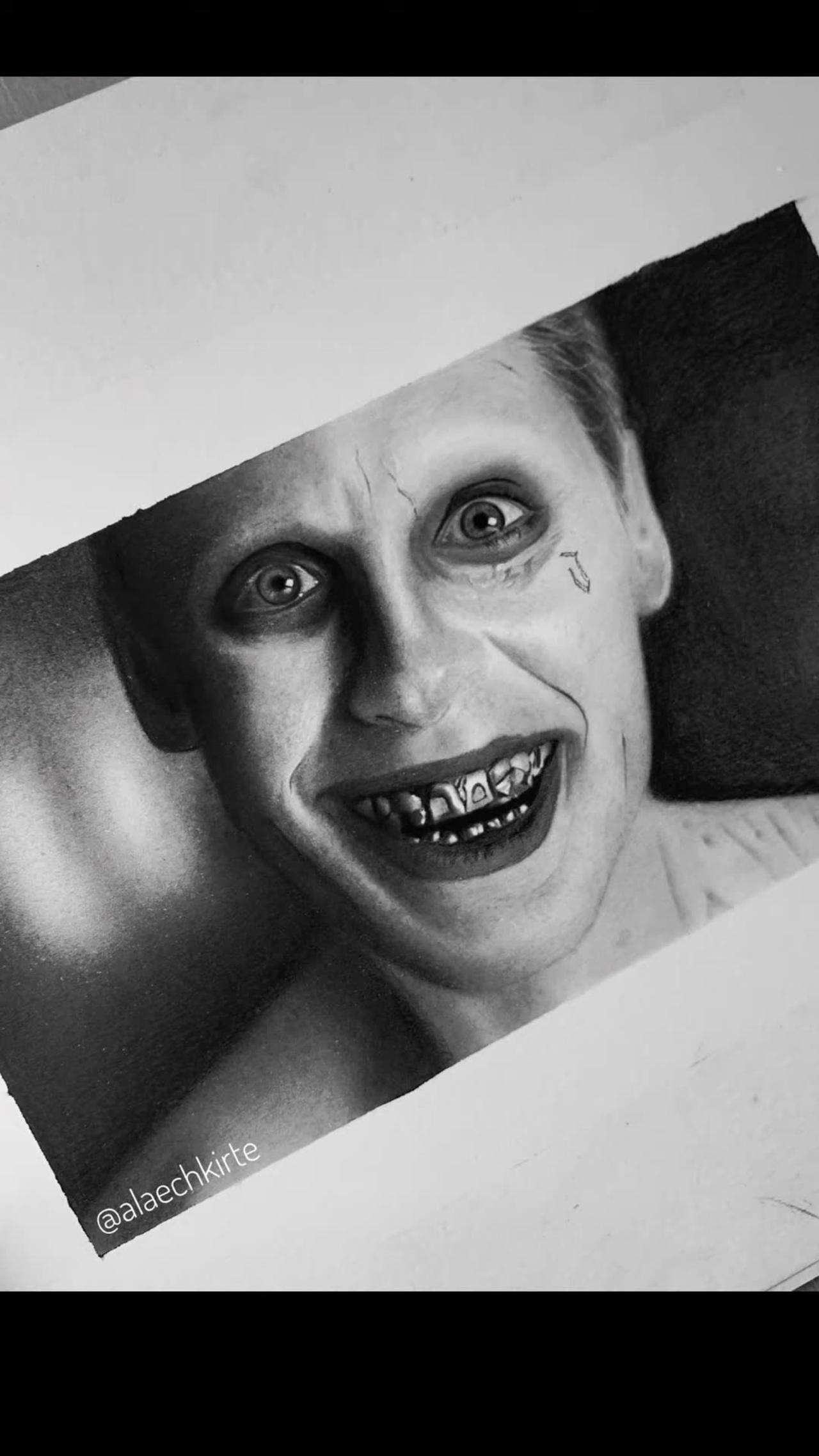 Drawing Pencil - JOKER, Jared Leto in Suicide Squad
