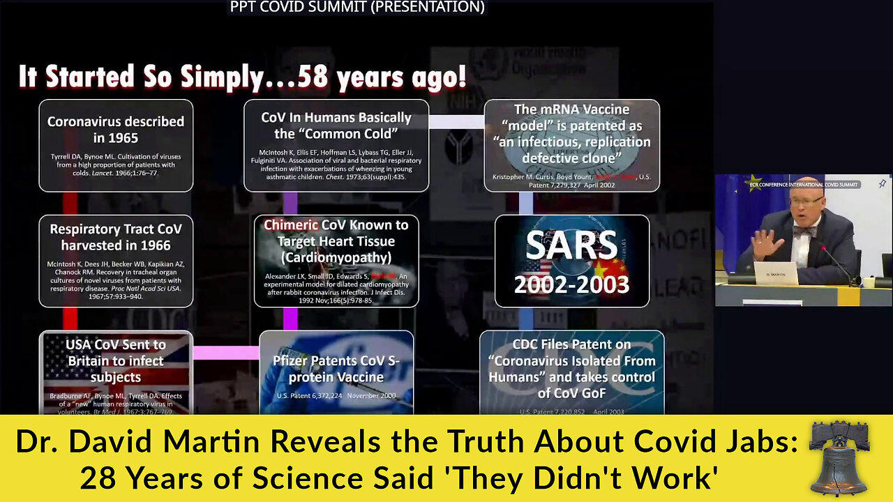 Dr. David Martin Reveals the Truth About Covid Jabs: 28 Years of Science Said 'They Didn't Work'