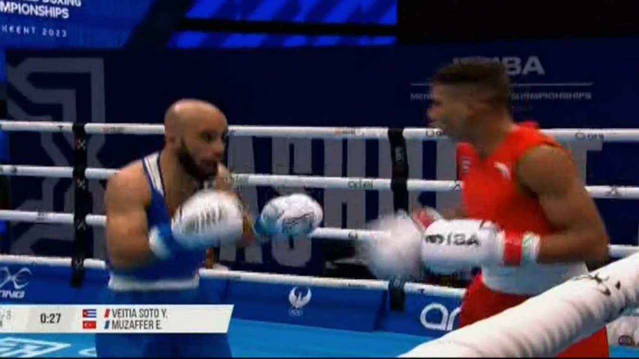 YOSVANY VEITIA (CUBA) 🆚 ENVER MUZAFEER(TUR) World boxing championship Taskent 2023