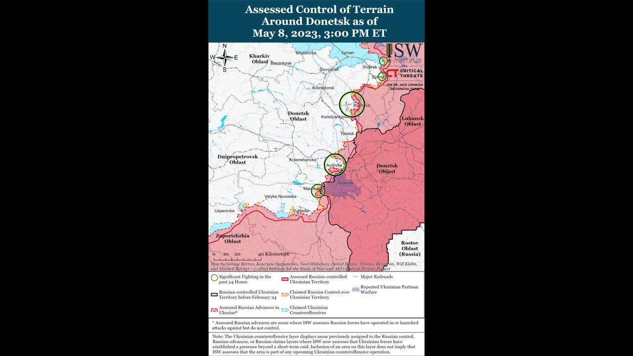 RUSSIAN OFFENSIVE CAMPAIGN ASSESSMENT, MAY 8, - One News Page VIDEO