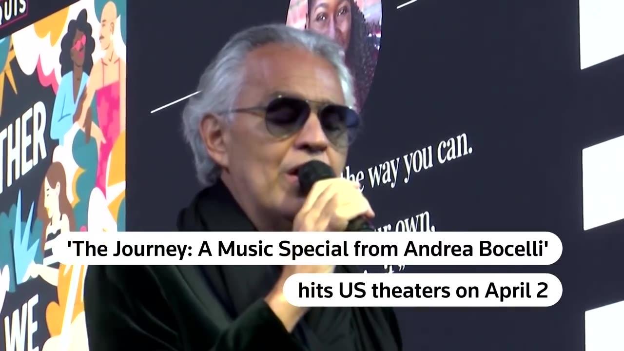 Global superstar Andrea Bocelli serenades Fans in New York City Time Square Leaving Them In Tears