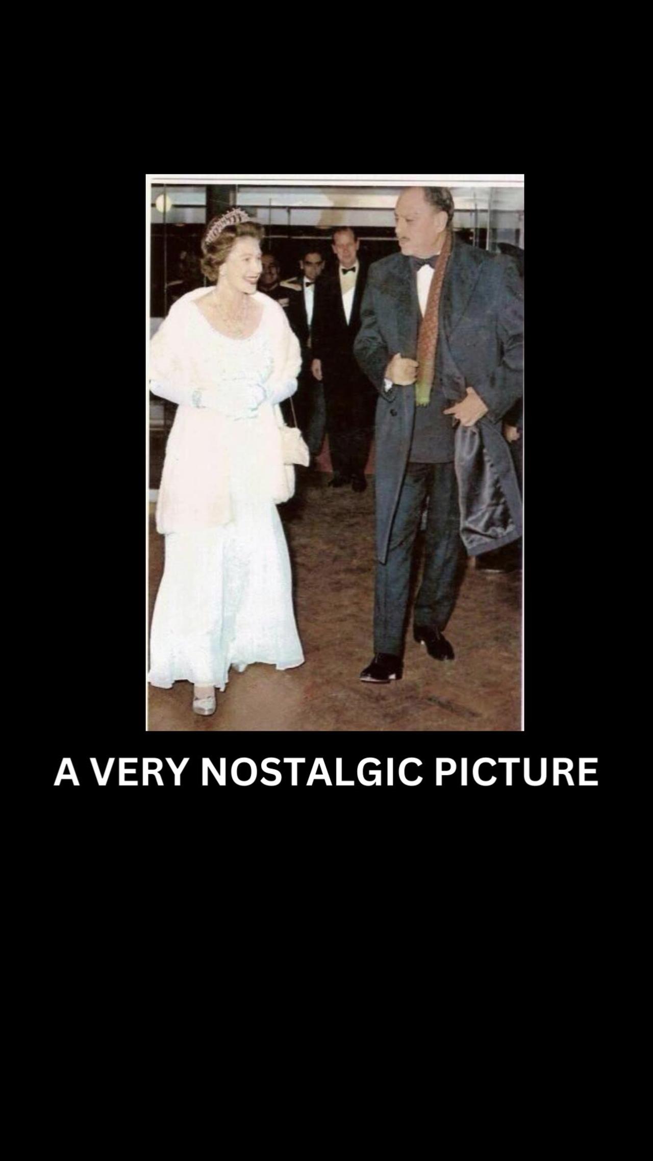 Queen Elizabeth and President Ayub Khan