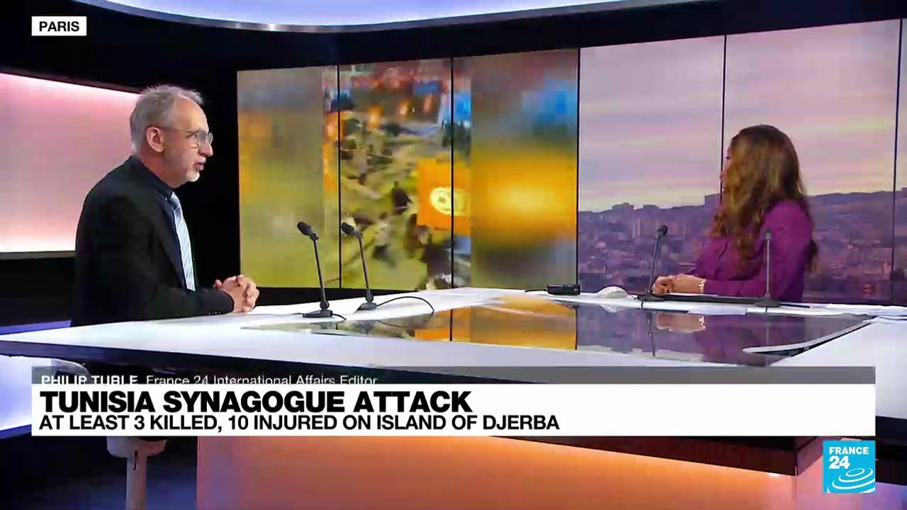 Gunman kills at least 3 at Tunisia synagogue pilgrimage