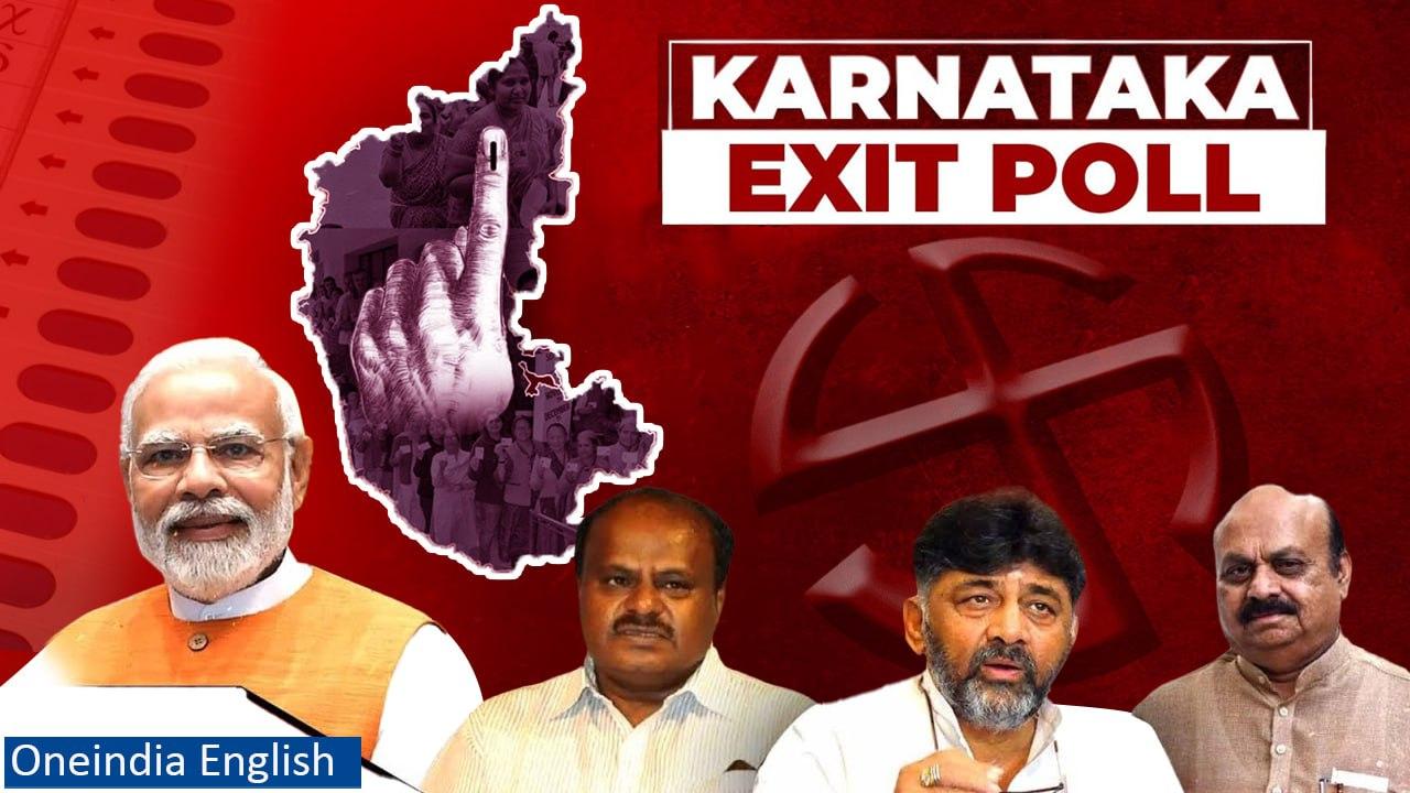 Karnataka Exit Polls 2023: Congress and BJP fail to cross majority mark | Oneindia News