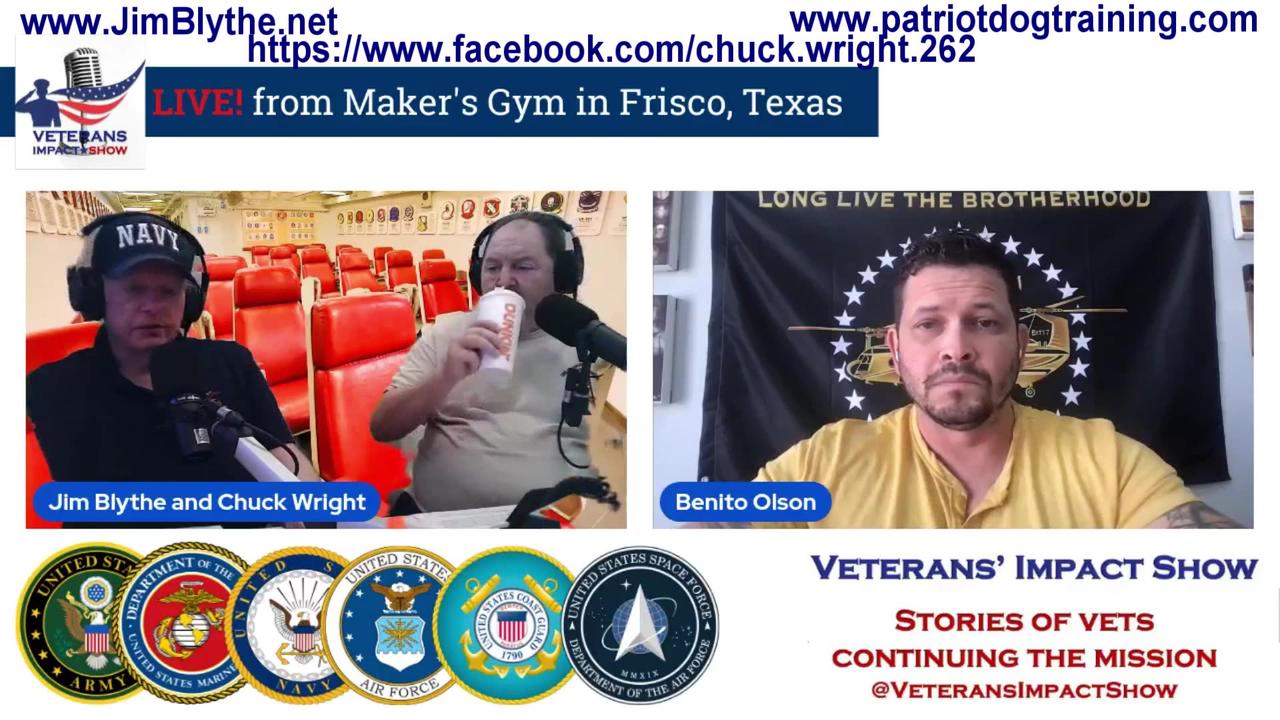 6May23 Veterans Impact Show - Patriot Dog Training - CPO Benito Olsen