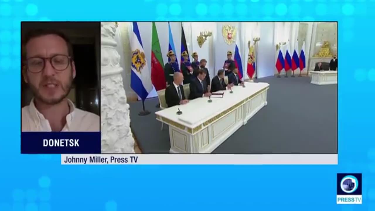 Press TV's Johnny Miller says the Ukrainian government has been suppressing the Russian l