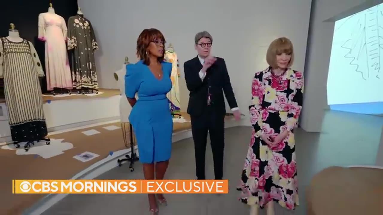 CBS Morning's Gayle King:  Anna Wintour unveils Karl Lagerfeld exhibition