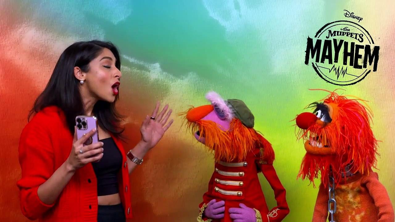 THE MUPPETS MAYHEM: Reporter Gets A Date With Animal!