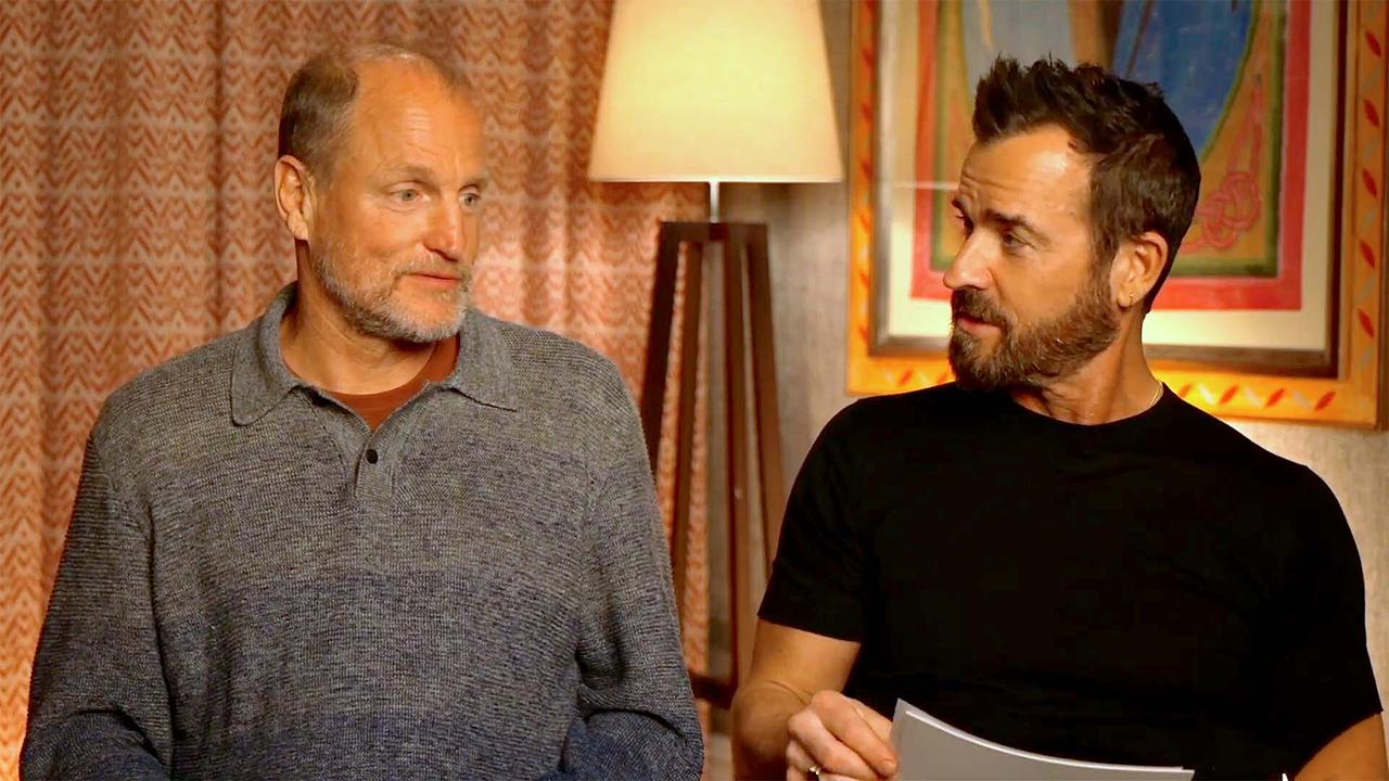 Woody Harrelson & Justin Theroux Diah on White House Plumbers