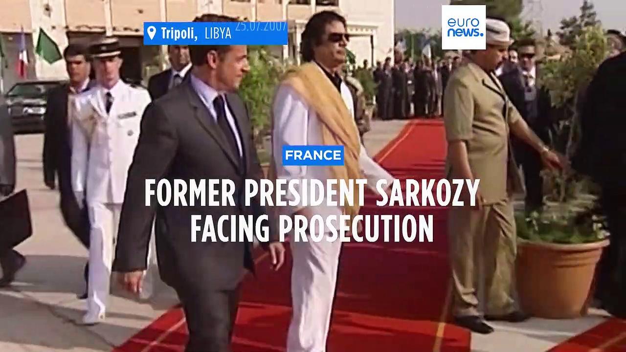 Former French president Sarkozy facing trial over Libya financing for 2007 campaign
