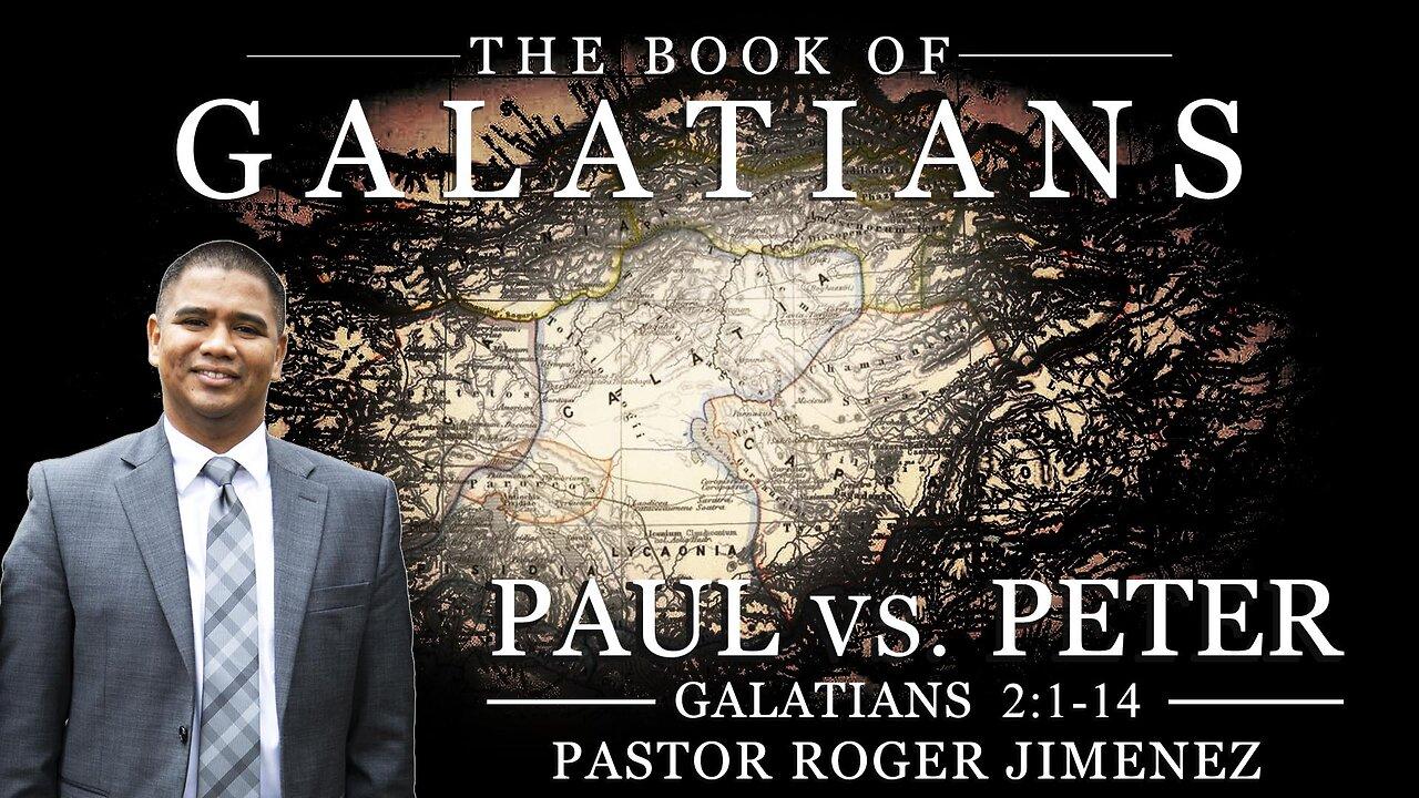 Paul vs Peter (Galatians 2 114) Pastor Roger One News Page VIDEO