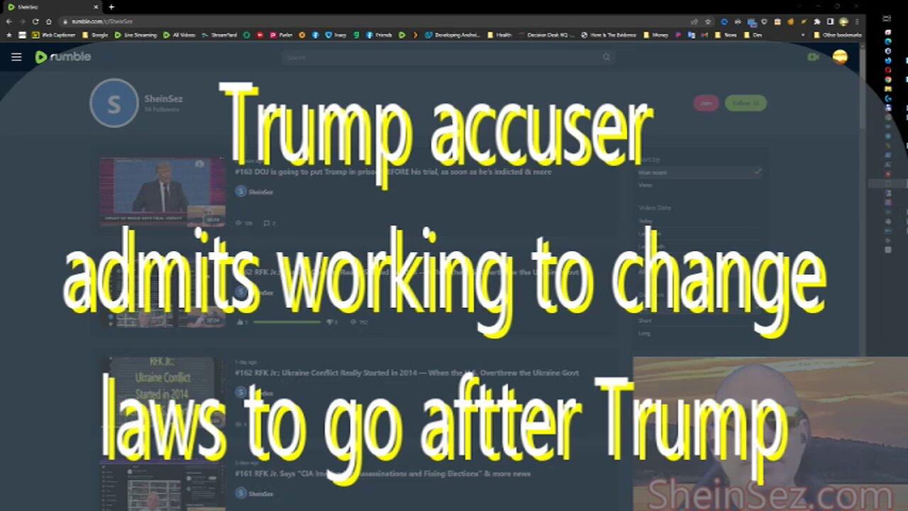 #164 Trump accuser Jean Carroll admits she *helped* NY Dems pass law to get Trump & more