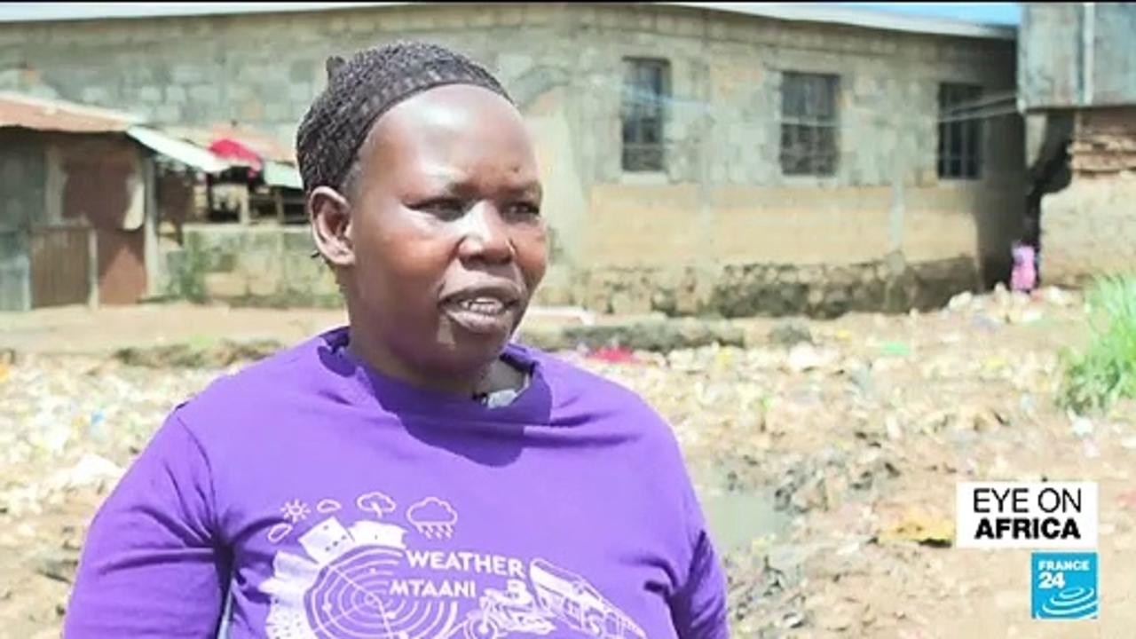 Kenyan volunteers train slum residents to prepare for extreme weather