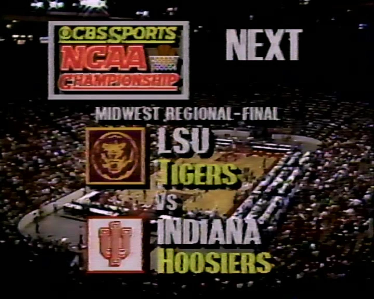 March 22, 1987 -  Preview of Indiana - LSU Elite Eight Game