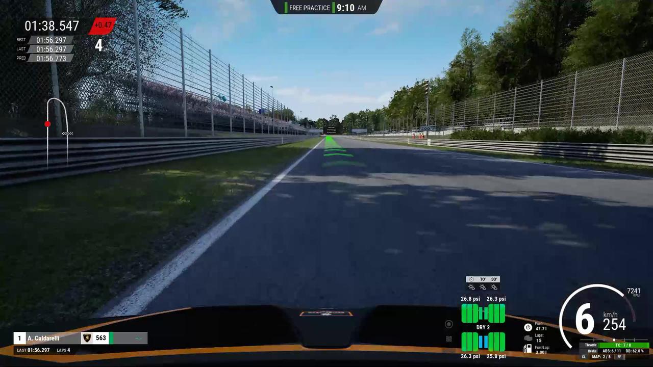 Asseto Corsa Competition Zone (Wheel v Joypad) One News Page VIDEO