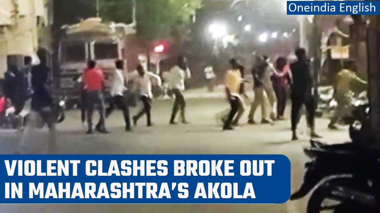 Maharashtra: Violent clashes in Akola over an Instagram post, section 144 imposed | Oneindia News