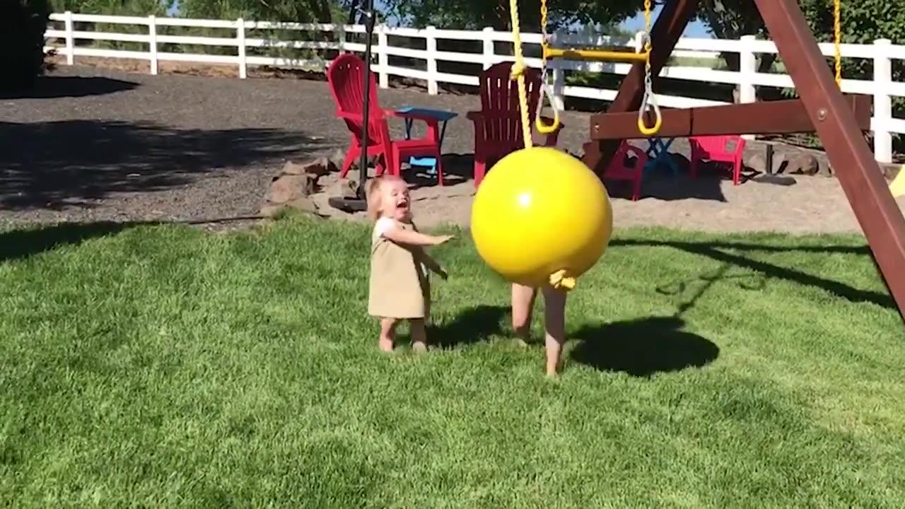 Silly Things when baby exercise /fun and fails moments