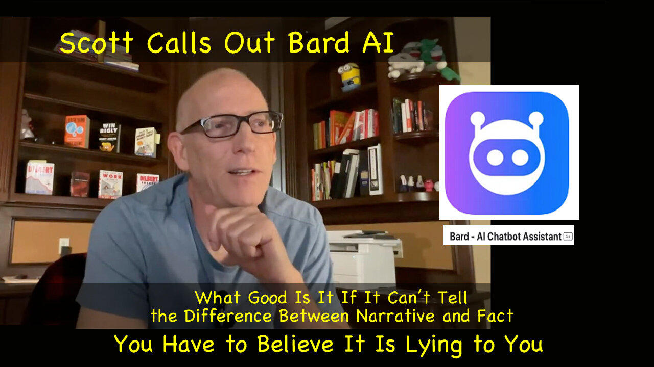 Scott Adams Calls Out Bard AI