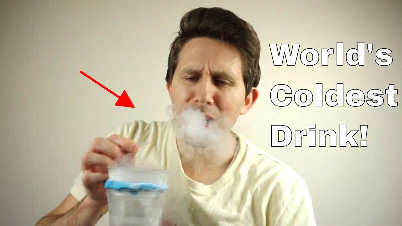 Drinking Liquid Nitrogen Through a StrawDo NOT One News Page VIDEO