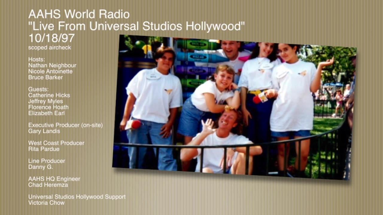 "Live From Universal Studios Hollywood" 10/18/97