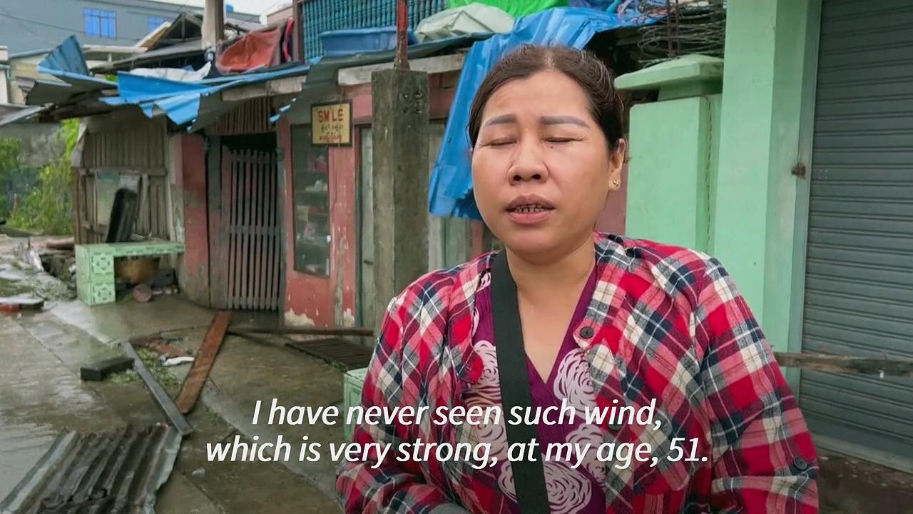 Cyclone Mocha rips apart homes in Myanmar