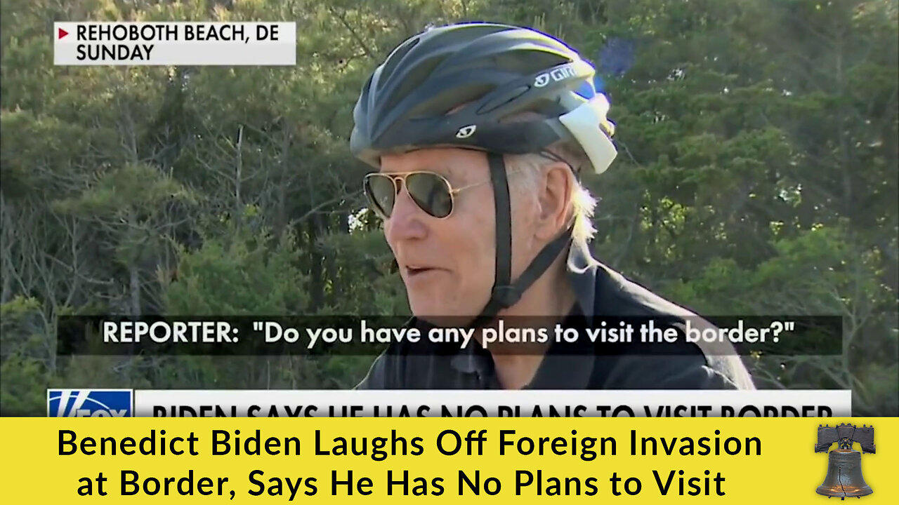 Benedict Biden Laughs Off Foreign Invasion at Border, Says He Has No Plans to Visit