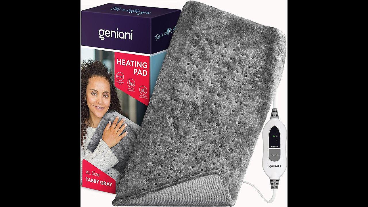 Geniani Xl Heating Pad For Back Pain & - One News Page Video