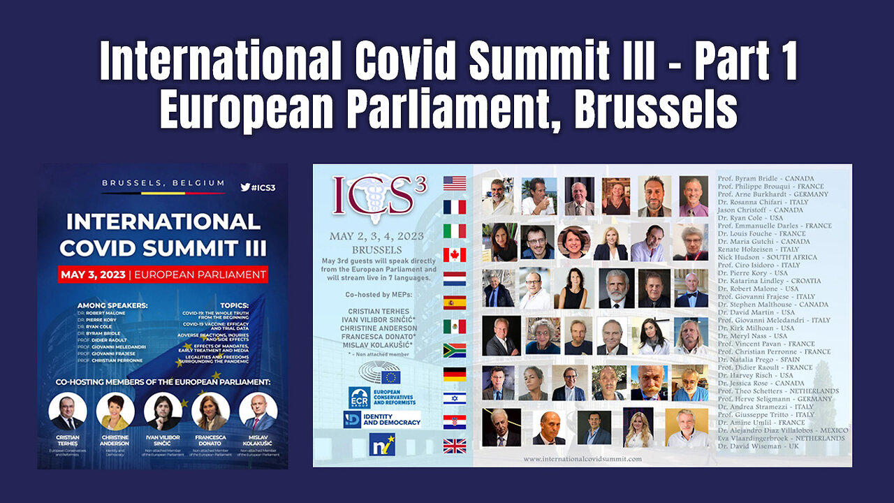 International Covid Summit III - Part 1 - European Parliament, Brussels