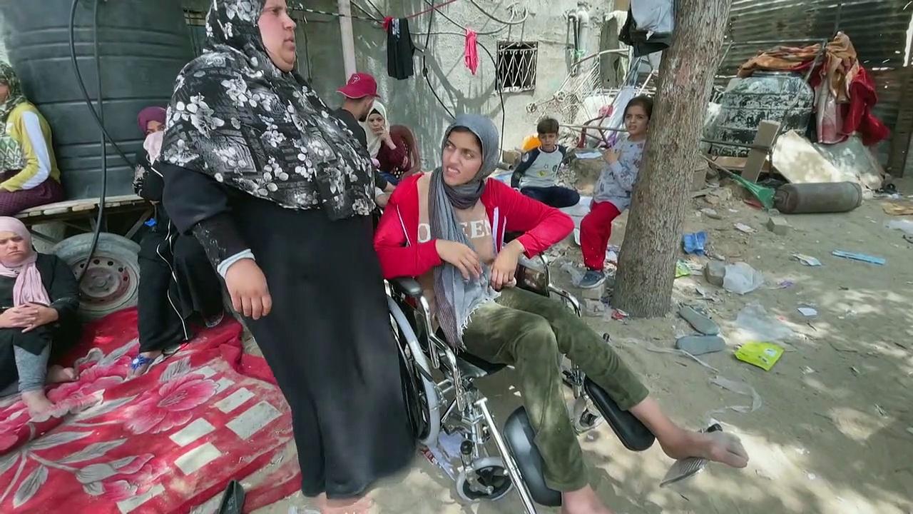 Gazan family left homeless after their home was flattened by fighting