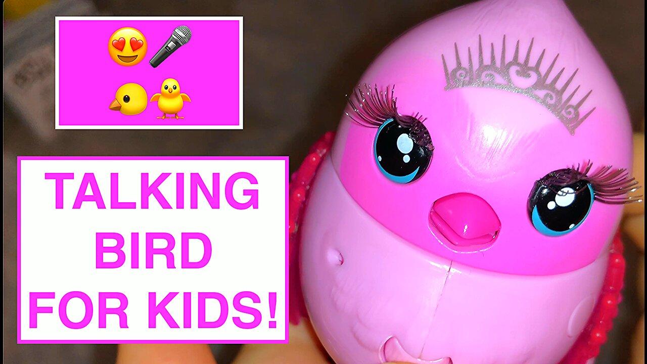 Pretend Play Talking Bird Toy Review for Kids One News Page VIDEO