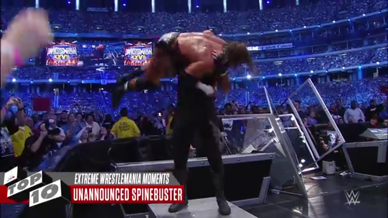 Most Extreme WrestleMania Moments WWE: TOP 10 - One News Page VIDEO